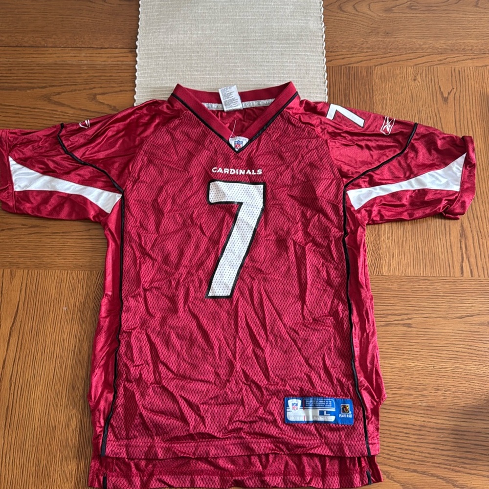 Matt Leinart Arizona Cardinals Youth Medium Jersey Red Reebok NFL